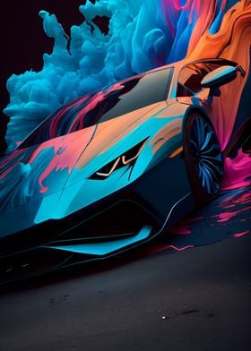 Lamborghini Huracan Neon