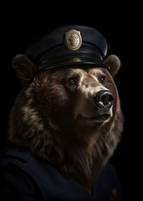 Police Officer Bear