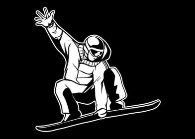 Snowboard Snowboarder