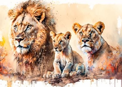 The family of lions