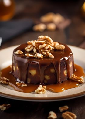 Cake with nuts