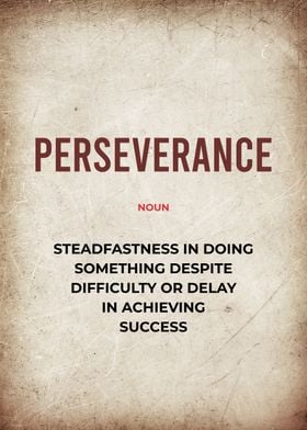 perseveranve motivational