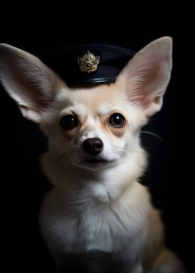Police Officer Fennec Fox