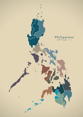 Philippines regions map