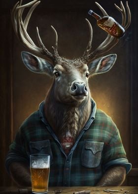 The Lumberjack Deer