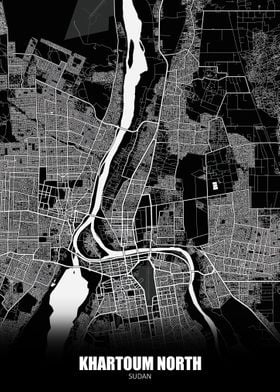 Khartoum North Sudan Map