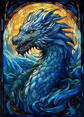 Blue Vermithrax Dragon