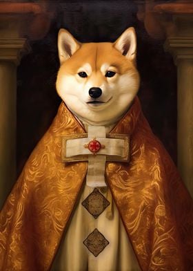 Shiba Inu The Pope 