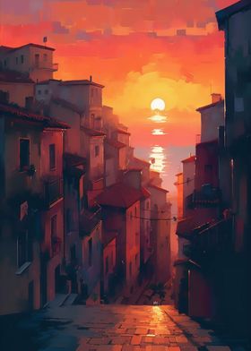 Sunset Spain