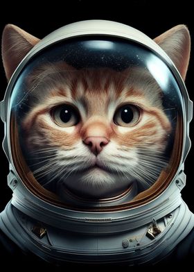 Astronaut Cat Space Animal