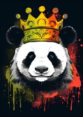 Panda With Crown