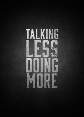 Talking Less