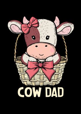 Cow Dad Cow Gift For Men