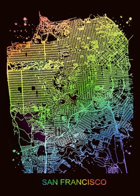 San Francisco Street Map 