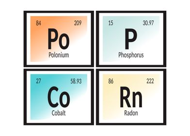 Popcorn of Elements