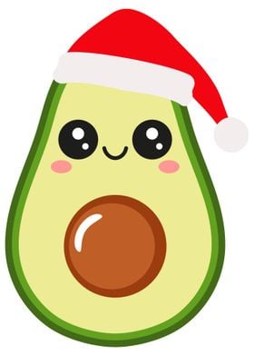 Festive Holiday Avocado