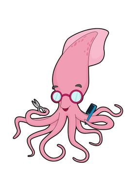 Squid Hairdresser Scissors