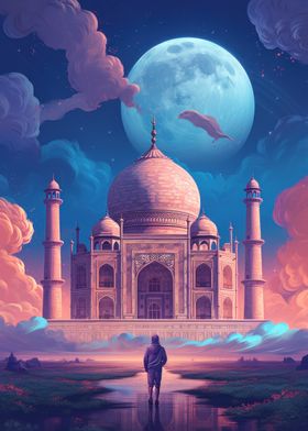 Taj Mahal India Art