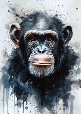 Chimpanzee Ape Artistry