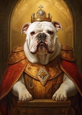 English Bulldog The Pope 