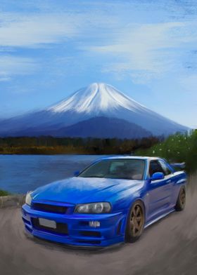 nissan skyline fuji