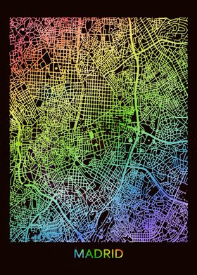 Madrid City Map