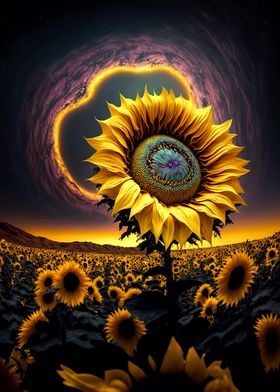 Universe sunflower