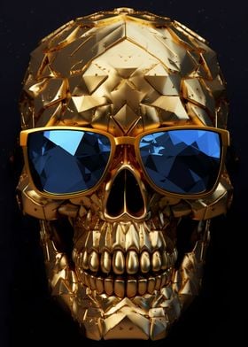 The Golden Diamond Skull