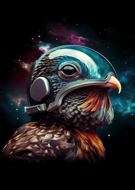 Quail Astronaut