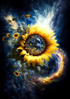 Universe sunflower