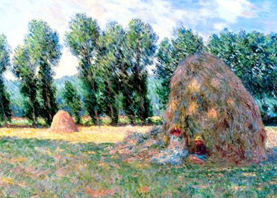 Haystacks Claude Monet