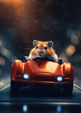 Hamster in Sportscar 1