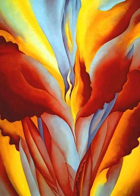 Georgia O keeffe Red Canna