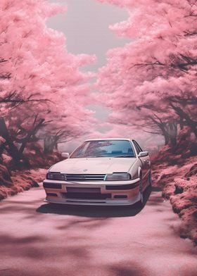 JDM Car Cherry Blossom