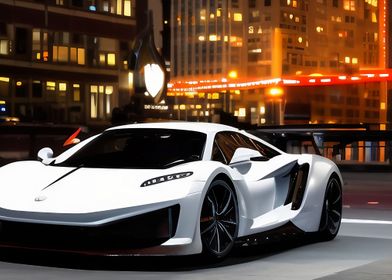 Supercar in Manhattan