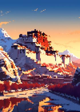 Tibet pixel art