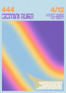 Gemini zodiac aura
