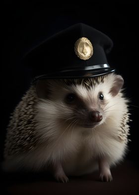 Police Officer Hedgehog