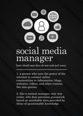 Funny Social Media Manager