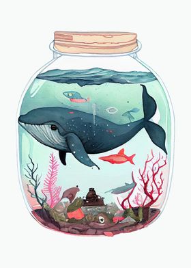 Sea Lives In The Bottle