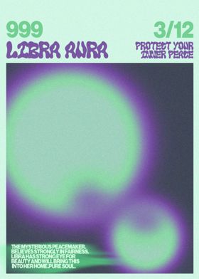 Libra zodiac aura