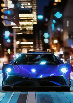 Supercar in Manhattan