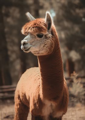 Cute alpaca