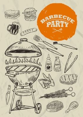 Barbecue poster