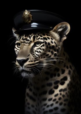 Police Officer Leopard
