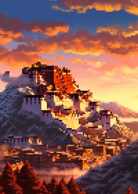 Potala Palace pixel art