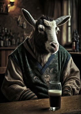 The Coffee Drinking Goat