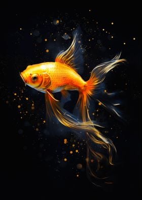 Cute Gold Fish