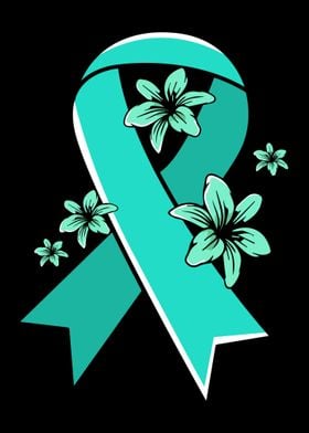 Teal Ribbon Pcos