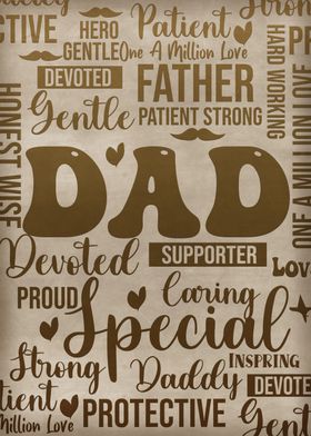 Dad Typography 